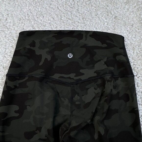 Lululemon Align High Rise Legging Gator Green Camo - Picture 8 of 11